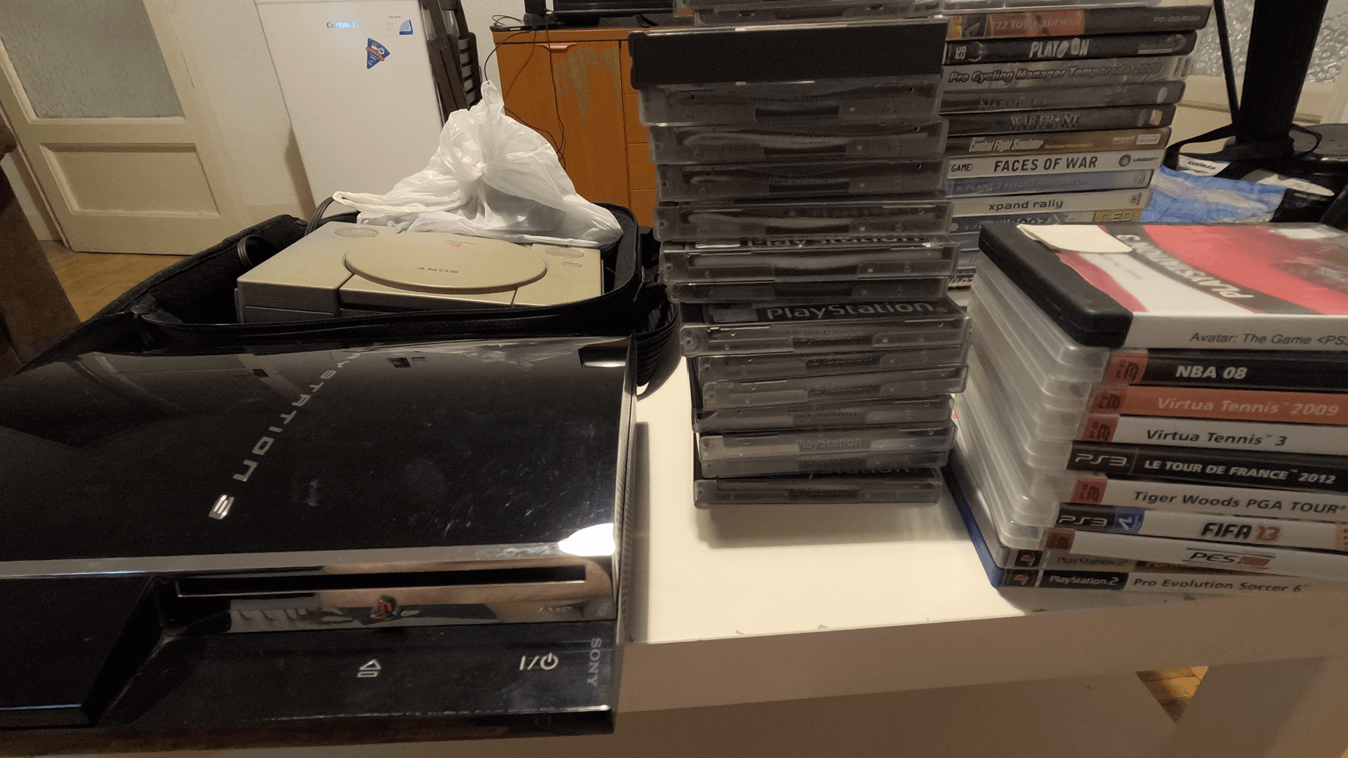Lote consolas Playstation 1 y 3 con juegos