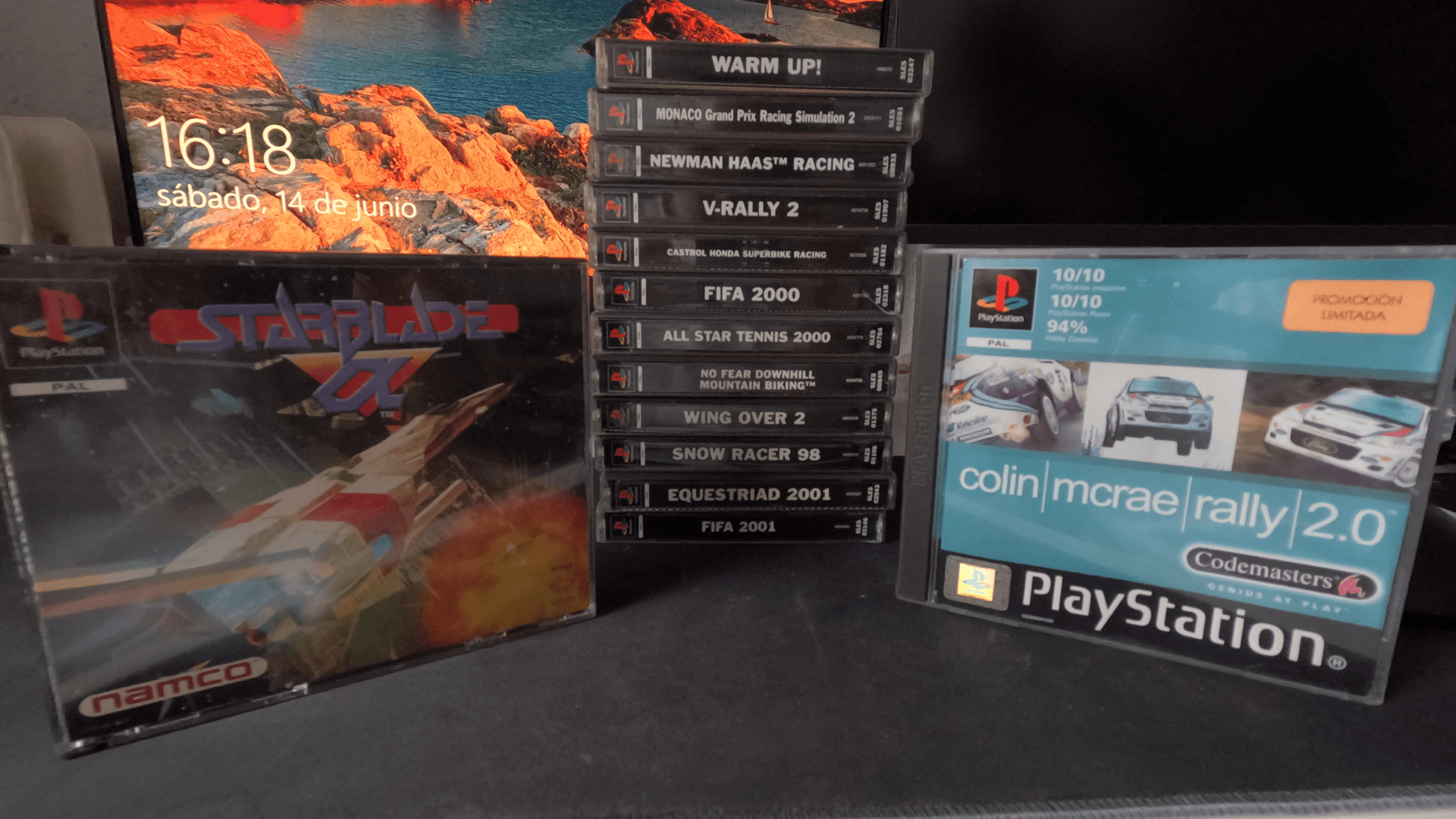 Juegos PS1 y Starblade alpha